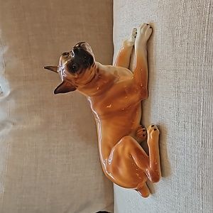 Ceramic Boxer dog figurine Made in Japan